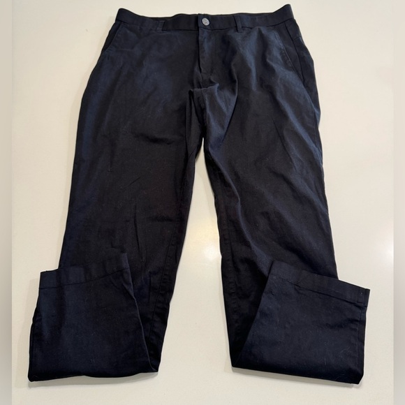 Fabletics Other - Fabletics Lightweight Pants Mens Size 33x32 Black Golf Chino Performance